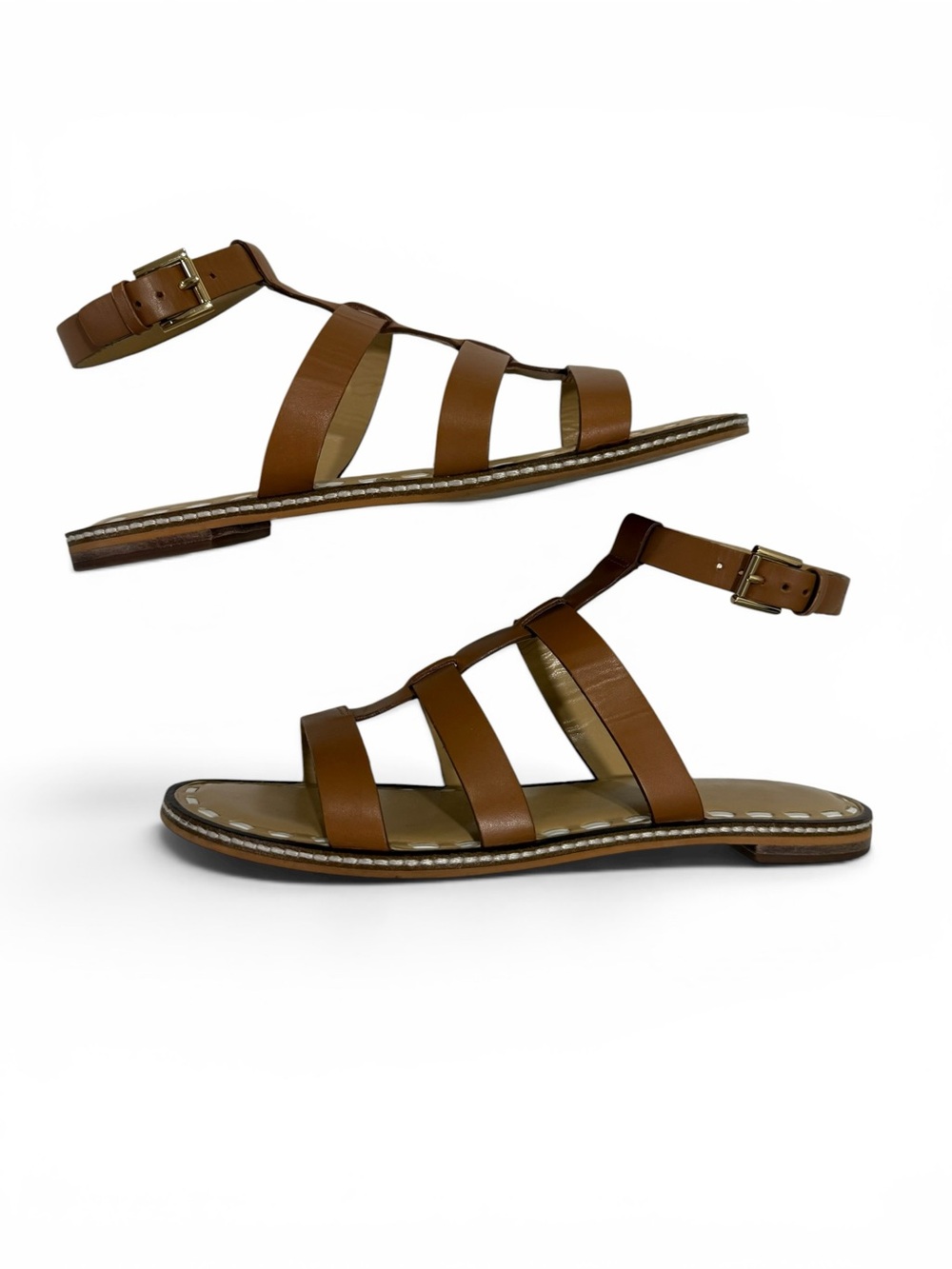 Michael Kors Fallon Flat Sandal 8.5 Leather